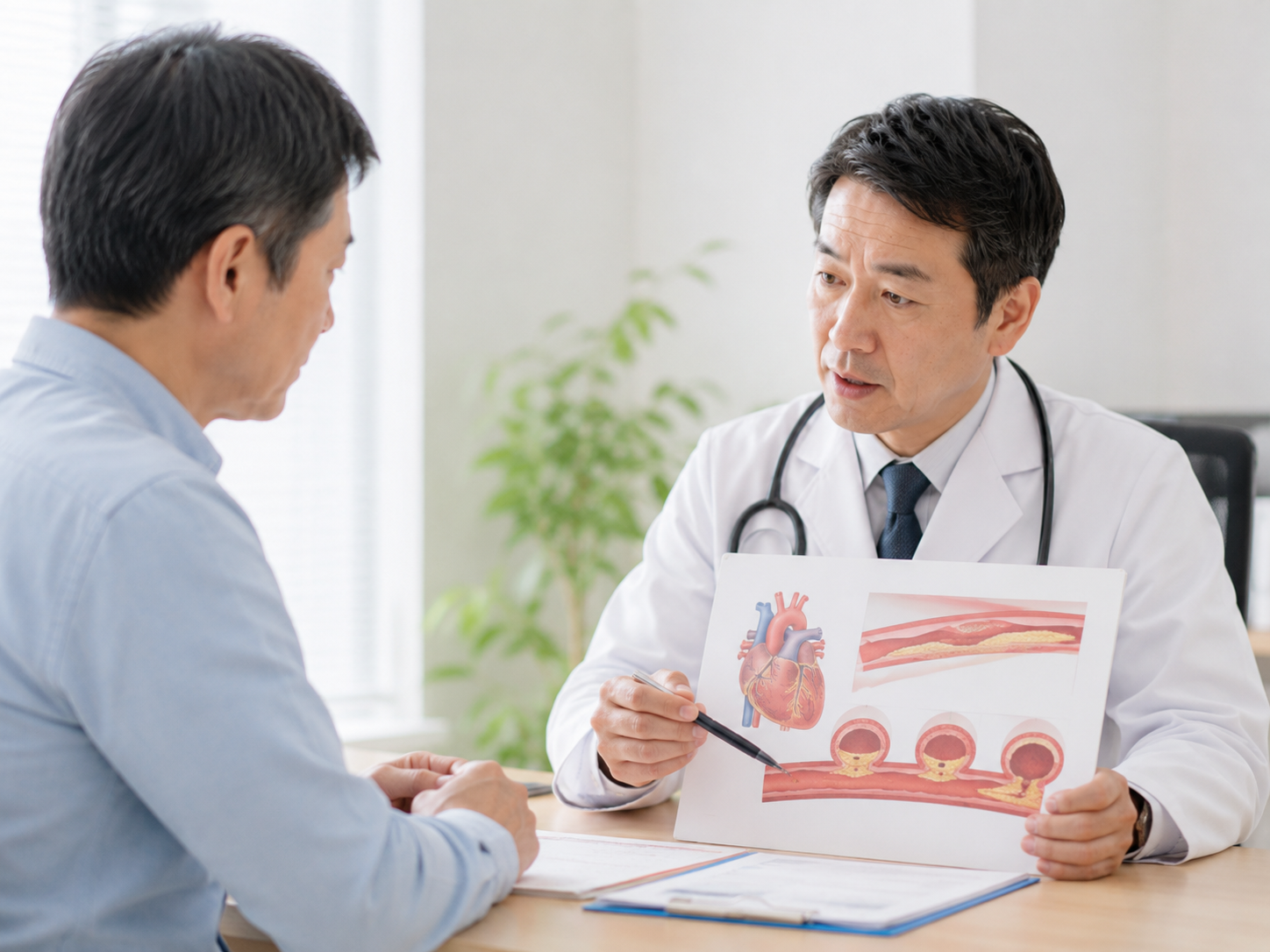 健康診断でコレステロールを指摘されたときの受診の目安